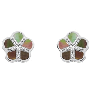 Orphelia 'Daisy' Dames 925 Sterling Zilveren Stud Oorbellen - Zilver ZO-7585