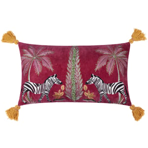 Wylder Kalahari Embroidered Velvet Cushion Cover