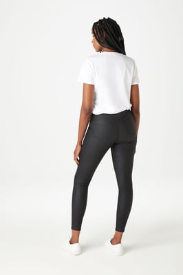 Black Coated Jegging
