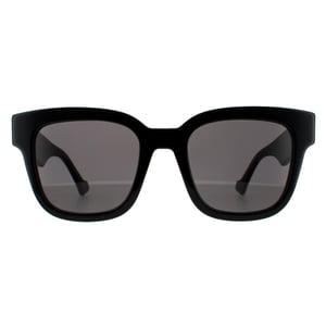 Gucci Rectangle Womens Black Grey Sunglasses