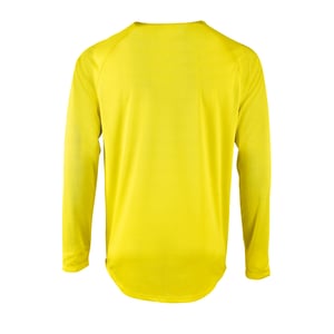 SOLS Heren Sportief T-Shirt met lange mouwen (Neon geel)
