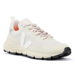 Veja Dekkan Polyester Damestrainers Wit/Beige