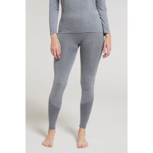 Mountain Warehouse Off Piste II termiska leggings för kvinnor/damer (Ljusgrå)