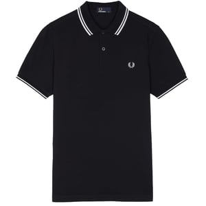 Men's Fred Perry M3600 Twin Tipped Polo Shirt in Navy