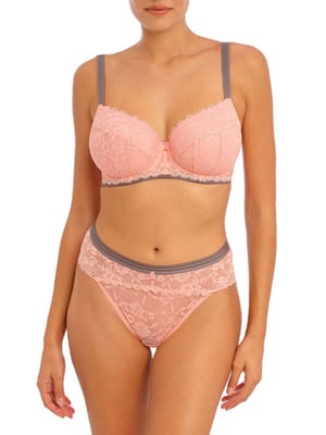 Offbeat Underwired Padded Half Cup Bra
