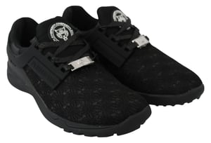 Plein Sport Women's Black Polyester Runner Beth Sneakers Shoes