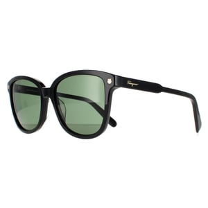 Salvatore Ferragamo Vierkant Dames Zwart Groente SF815s