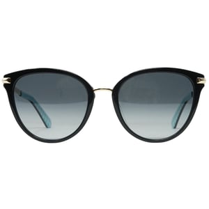 Kate Spade grijze gearceerde lens zwarte zonnebril