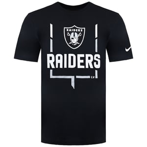 Nike NFL Las Vegas Raiders Legend Goal Post T-shirt för herrar, svart