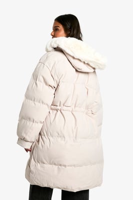 Premium Faux Fur Trim Parka