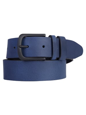 Petrol Industries - Heren Leren Riem - Blauw