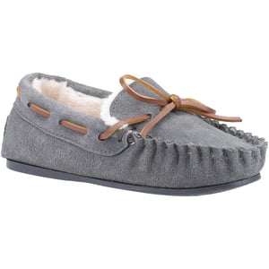 Hush Puppies Kinderen/Kinderen Addison Suède Slippers (Grijs)