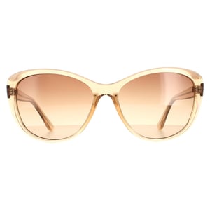 Calvin Klein zonnebril CK19560S 270 Crystal Beige Brown Gradiënt