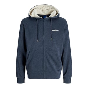 Jack & Jones Cardigan Jor Tango Zip Sweat Hood Blå