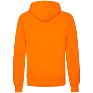 Fruit Of The Loom Unisex Volwassenen Klassiek Sweatshirt met capuchon (Oranje)