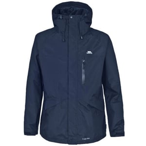 Trespass Mens Corvo Hooded Full Zip Vattentät jacka/kappa (Marin)
