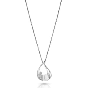 Orphelia 'Etoile' Dames 925 Sterling Zilveren Ketting met Hanger - Zilver ZH-7524