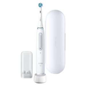 Oral-B iO4 Electric Toothbrush with Toothbrush Head & Travel Case, White