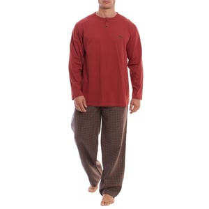 KLP4 Långärmad vinterpyjamas för män