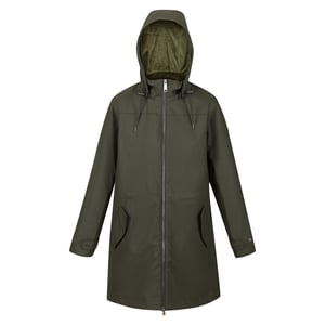 Regatta Womens/Ladies Fantine Baffled Padded Jacket (Dark Khaki)