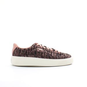 Puma Basket Platform VR Dam Rosa/Svart Träningsskor