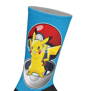 Lange uniseks sokken met elastische print