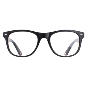 Montana Square Unisex Black Glasses