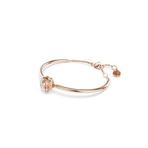 Swarovski 'Dextera' Dames Gouden Geplateerde Metalen Armband - Roze 5692259