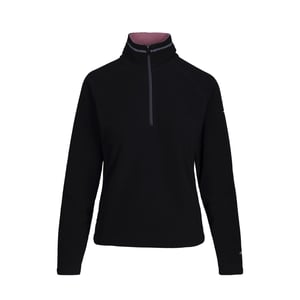 Trespass Skylar Fleece Top för damer/kvinnor (Svart/Lätt mullbär)