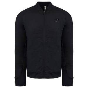 Gymshark Retake Quilted heren zwart bomberjack
