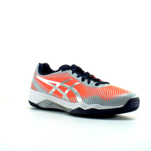Asics Volley Elite Womens Orange/Grey Trainers