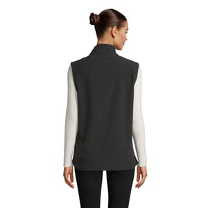SOLS Dames/Dames Race Softshell Bodywarmer (Zwart)