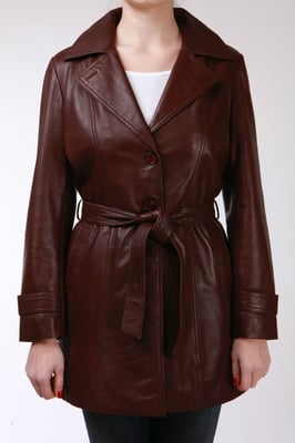 Dames 3/4 lengte strikriem trenchcoat-Oldbury