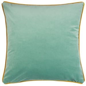 Kate Merritt Bright Blooms Piped Velvet Polyester Filled Cushion