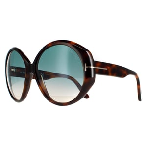 Tom Ford Butterfly Womens Blonde Havana Green Gradient FT0848 Terra Solglasögon
