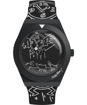 Timex Keith Haring X Q Heren Zwarte Horloge TW2W25600