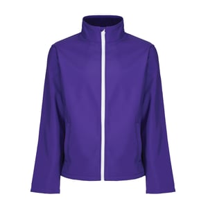 Regatta Mens Ablaze Printable Softshell-jacka (Lila/Svart)