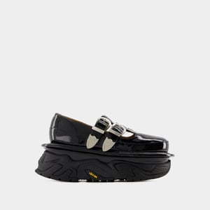 Aj1316 Loafers - Toga Pulla - Läder - Svart