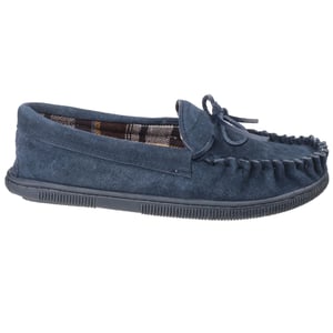 Cotswold Suède Alberta Slipper / Herenslippers (Marine)