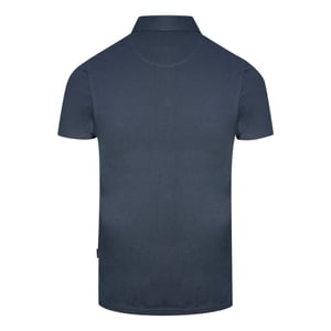 Aquascutum Signature-logo marineblauw poloshirt