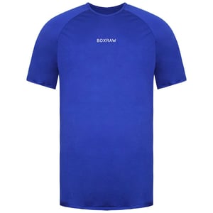 BoxRaw SMRT-TEC Mens Navy Blue T-Shirt