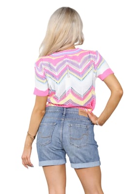 Levis Signature Damesshort in blauw