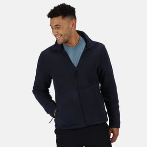 Regatta Mens Plain Micro Fleece Jacka med hel dragkedja (Layer Lite)
