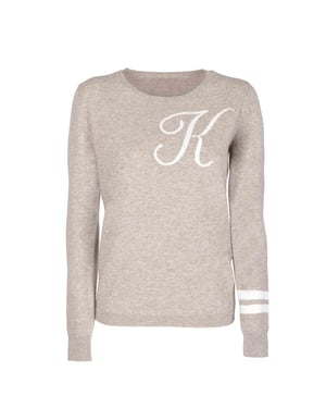 Crown Of Edinburgh Cashmere Crew Neck Sweater Stockbridge Camel K