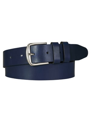 Petrol Industries - Heren Leren Riem - Blauw