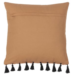 furn. Radian Semi Circle Tufted Cotton Tasselled Cushion Cover