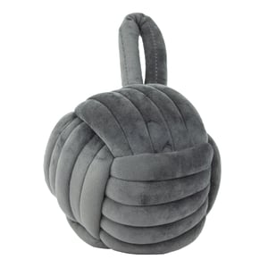 furn. Knot Entwined Velvet Novelty Door Stop