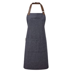 Premier Adults Unisex Annex Bib Apron (Navy)