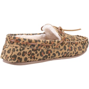 Hush Puppies Dames/dames Allie Luipaardprint Suède Slippers (Bruin)