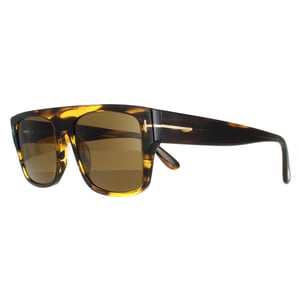 Tom Ford Square Mens Tortoise Brown Dunning FT0907